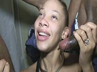 MIXED PUERTO RICAN MS. NATURAL GANGBANGED Image 5