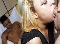 INTERRACIAL COUPLE PORN VIDEO.. MEET THE LOVELY MR AND MRS. BIG COUNTRY FUCK TRIANGLE Image 3