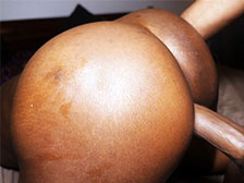 BLACK PORN VID... THE SEXY MILF CHOCOLATE FETISH DOLL FUCKED BY BBC REDZILLA Image 3